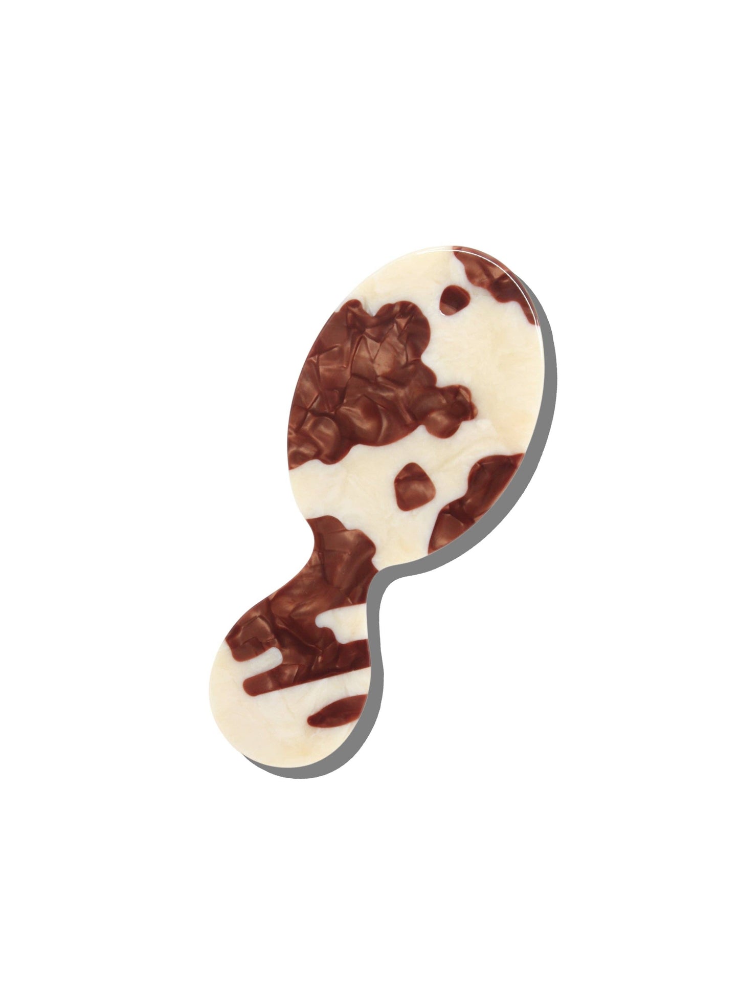 Hand-painted Cowhide Hair Brush