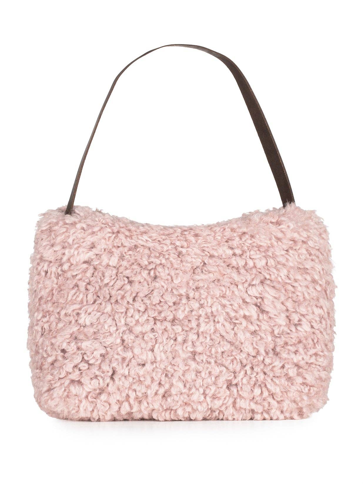 Arc Fur Bag - Chestnut