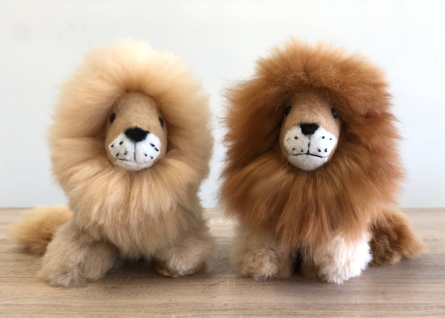 Alpaca Stuffed Animal - Lion  Medium- 12"