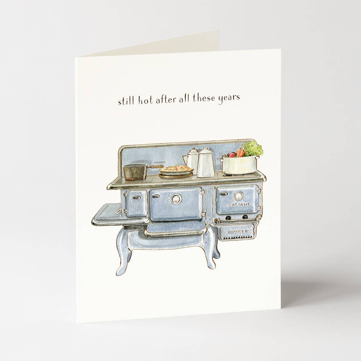 L'Oven You - Anniversary Greeting Card - Aga Range