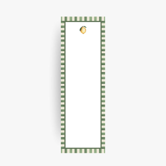 Lemon Watercolor Skinny Notepad