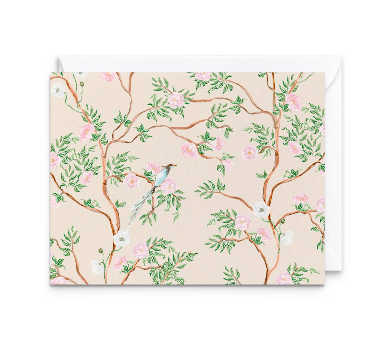 Blush Chinoiserie Notecards -  Set of 8