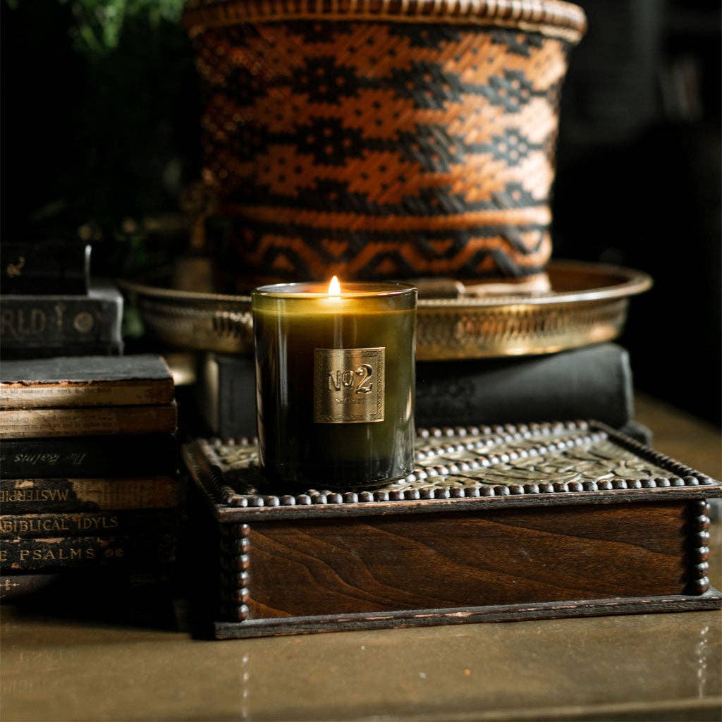 No. 2 Society Candle - Patchouli, Cocoa Bean, Floral
