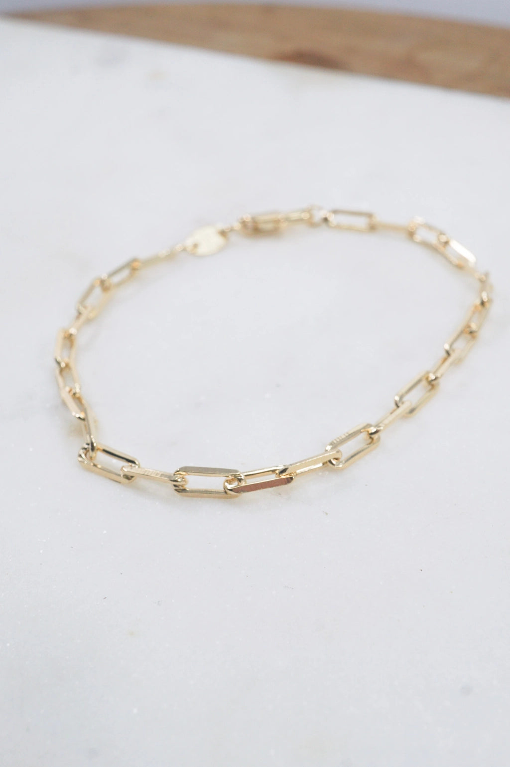 Paperclip Gold Filled Bracelet - JoeLuc