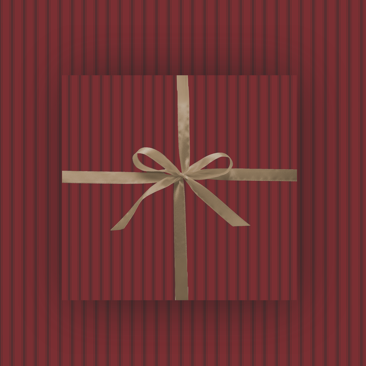 Red Stripe Wrapping Paper