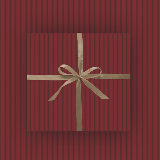 Red Stripe Wrapping Paper