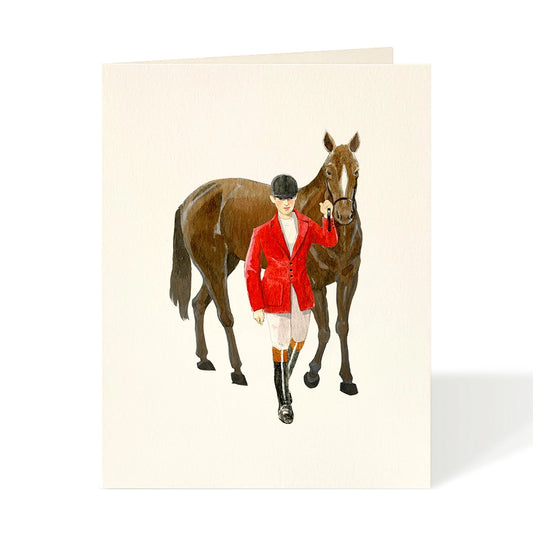 Horse and Equestrian Greeting Card - Felix Doolittle