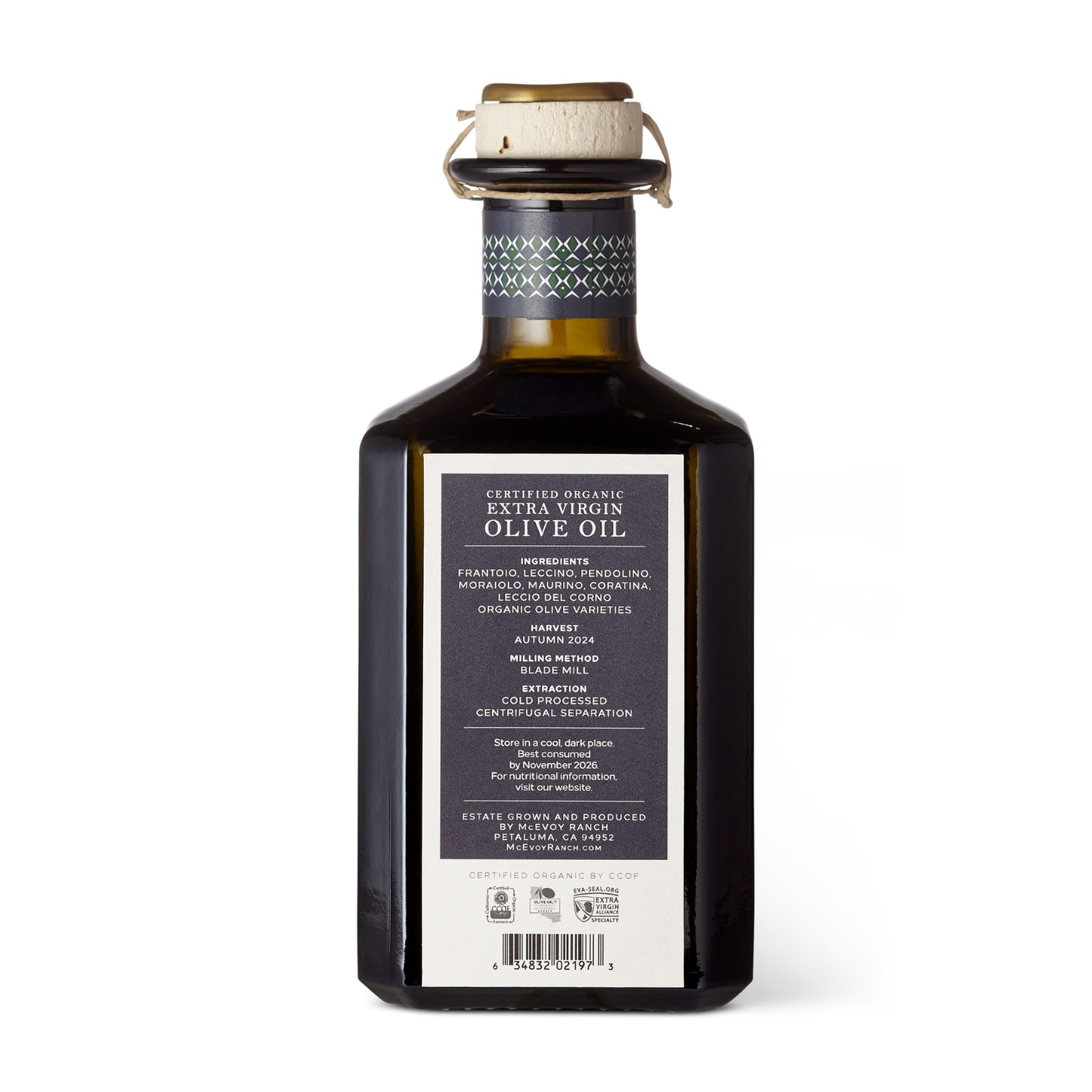 Organic Extra Virgin Olive Oil - McEnvoy Ranch