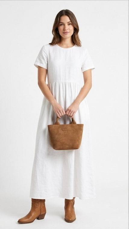 Suede Mini Tote Tote Bag - Camel