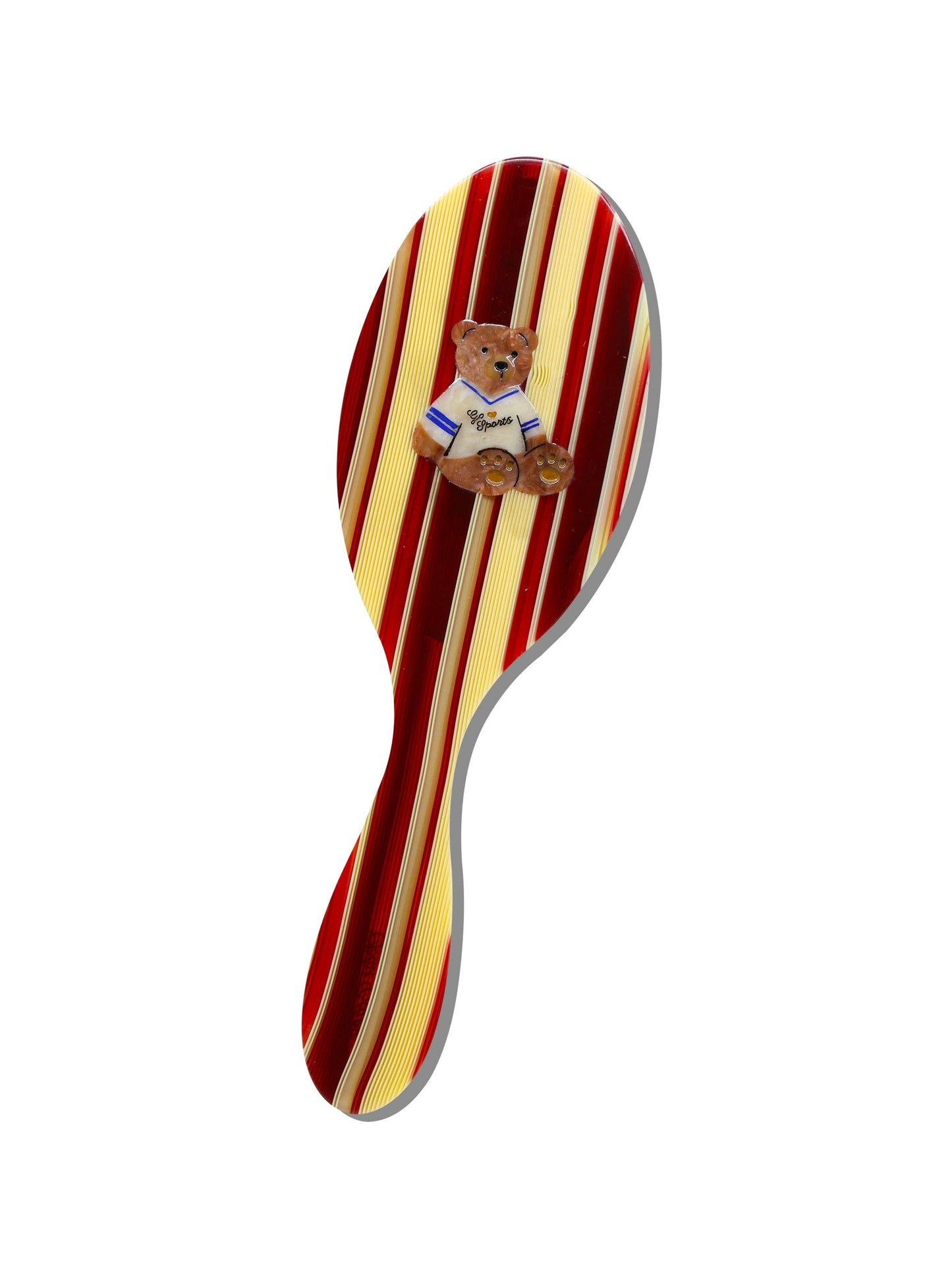 Hand-painted Go Sports Hair Teddy Brush