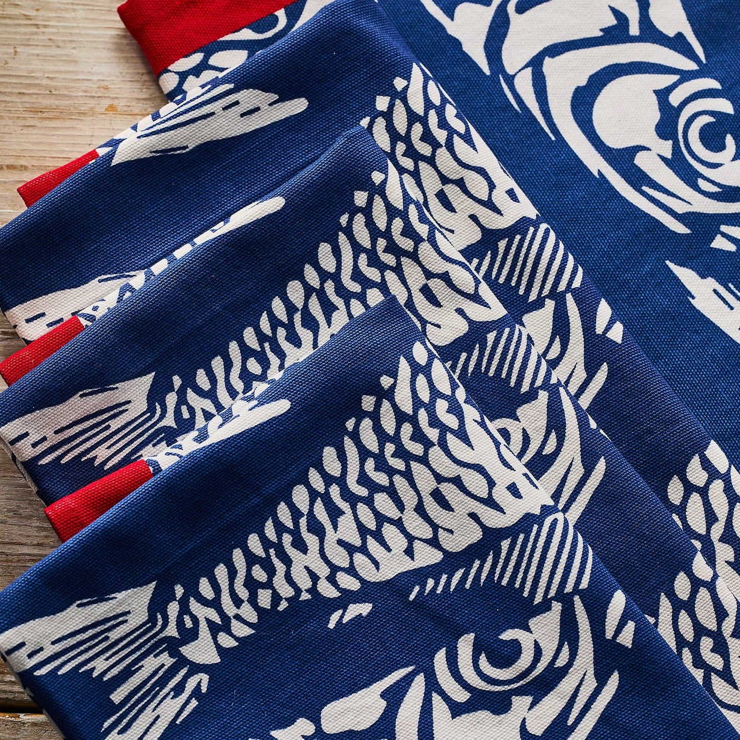 Sardines Dinner Napkins - Set of 4