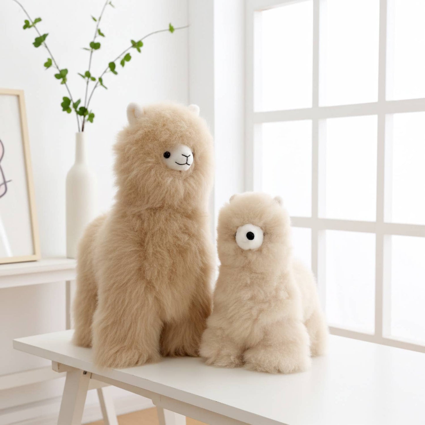 Alpaca Stuffed Animal - Alpaca Medium 12": Beige