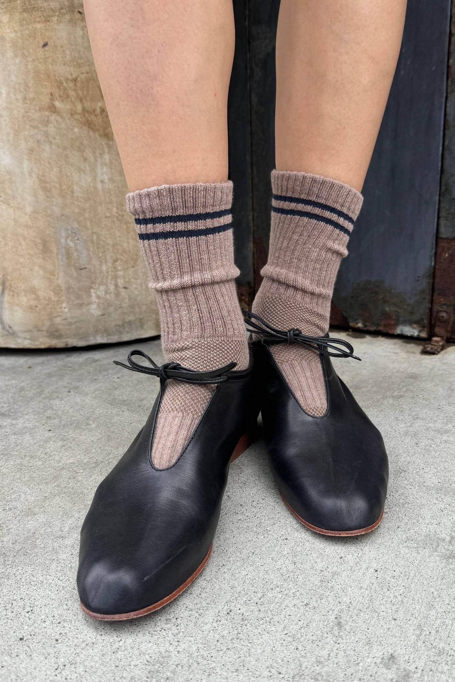 Boyfriend Socks - Light Grey