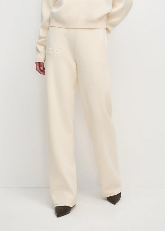 The Fatigue Sisters Wide Leg Pant - Cream - Favorite Daughter