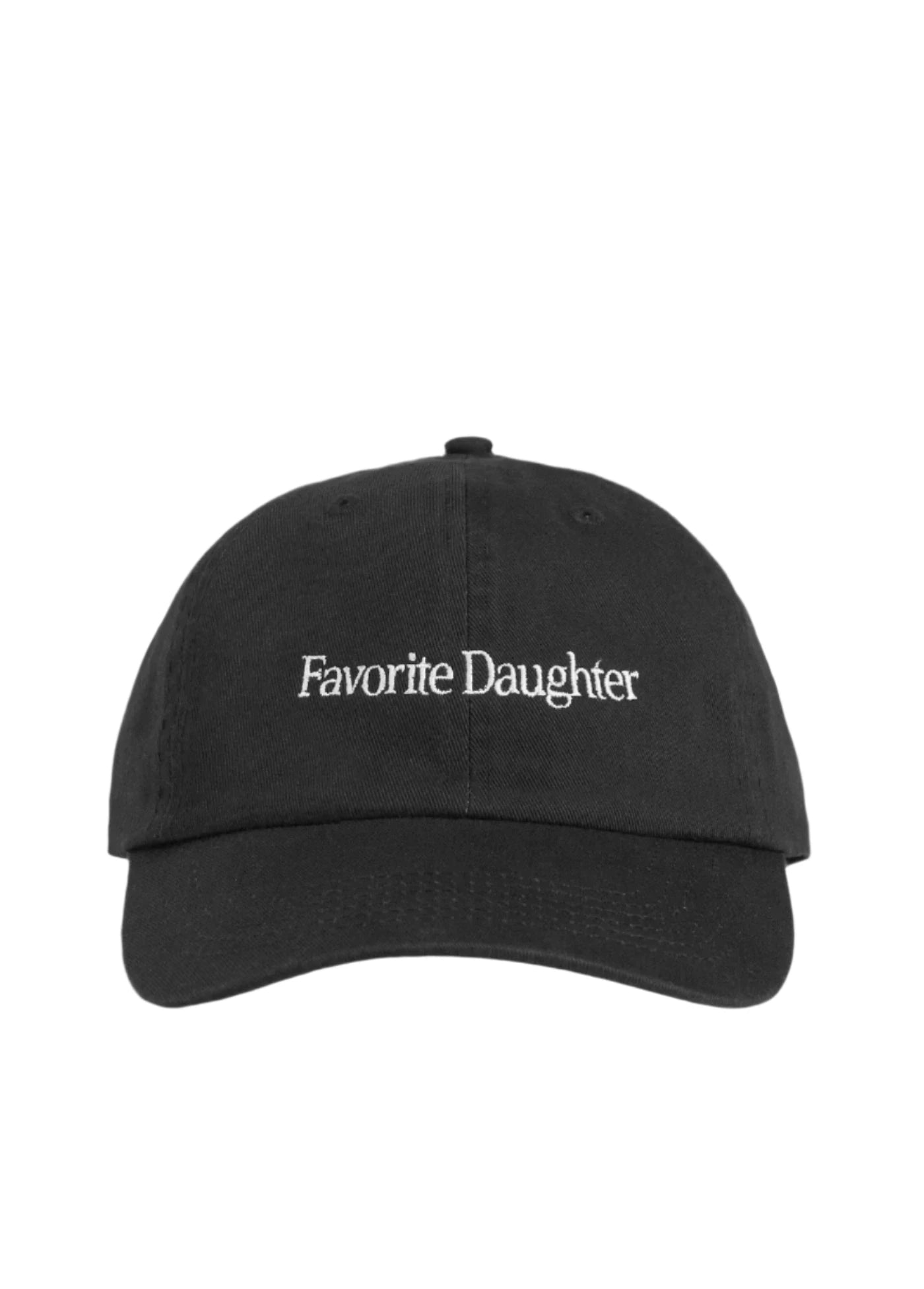 Classic Logo Baseball Hat - Black - Favorite Daughter