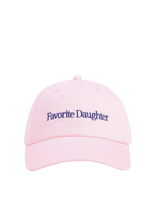 Classic Logo Baseball Hat - Light Pink/Navy - Favorite Daughter