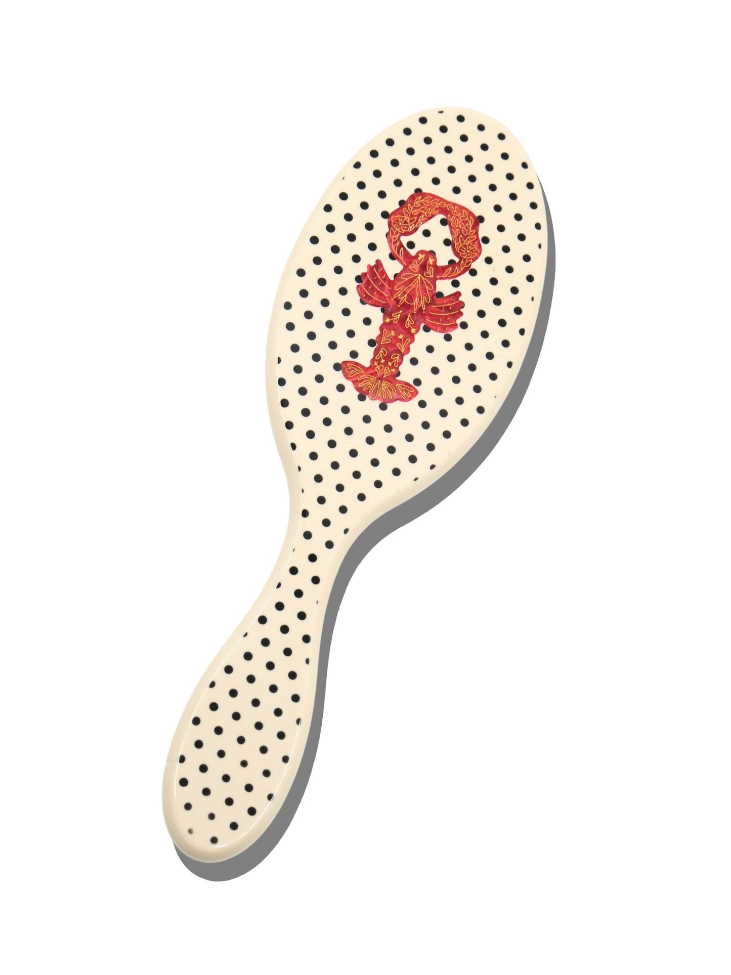 Hand-painted Lobster Hair Brush