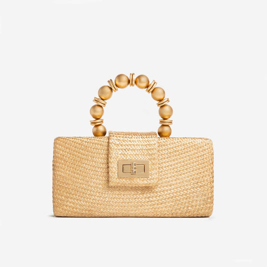 Gold Statement Clutch - Small