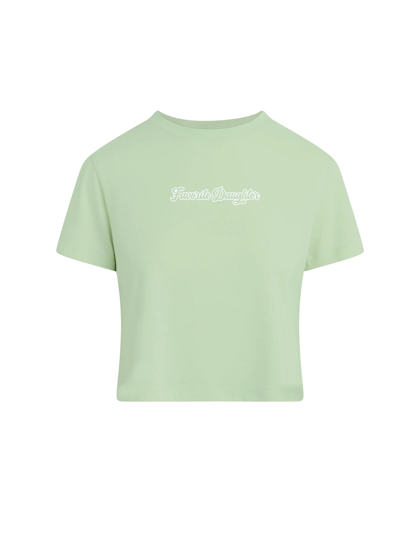Cropped Varsity Tee - Mint - Favorite Daughter