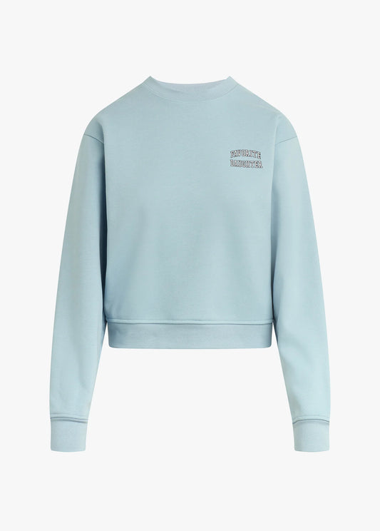 The Collegiate Classic Chest Sweatshirt - Sea Blue - Favorite Daughter