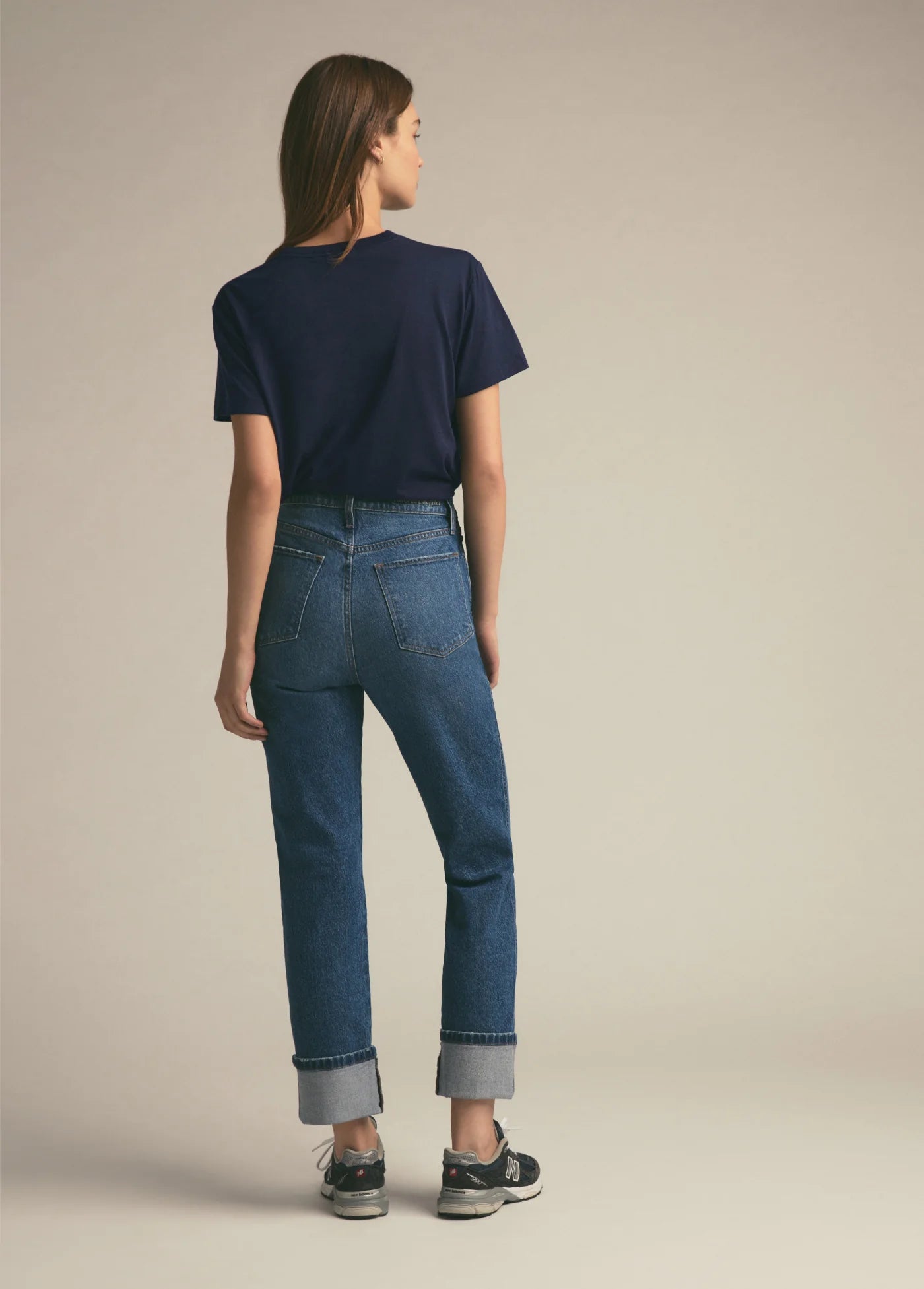 Favorite Sister Cropped Collegiate Tee - Navy - Favorite Daughter