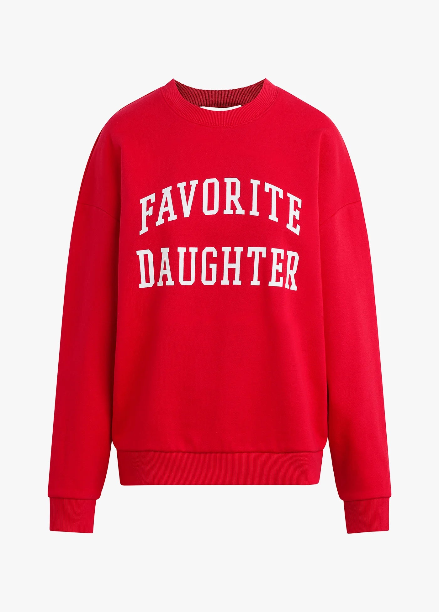 The Collegiate Logo Sweatshirt - Red - Favorite Daughter