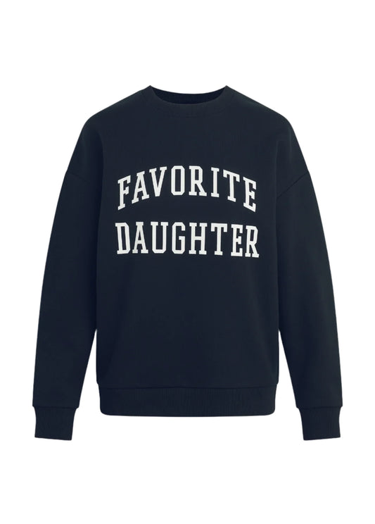 The Collegiate Sweatshirt - Navy - Favorite Daughter