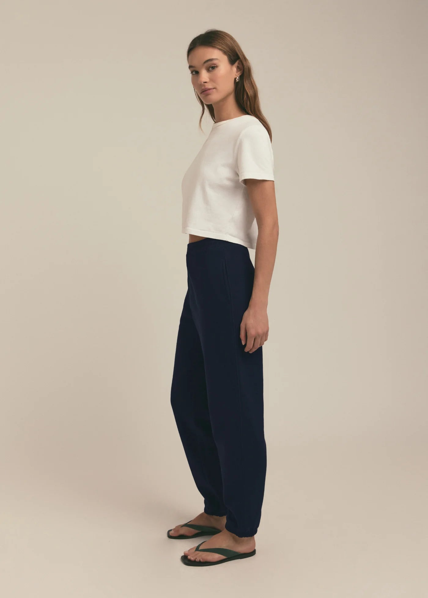 The Collegiate Jogger - Navy - Favorite Daughter