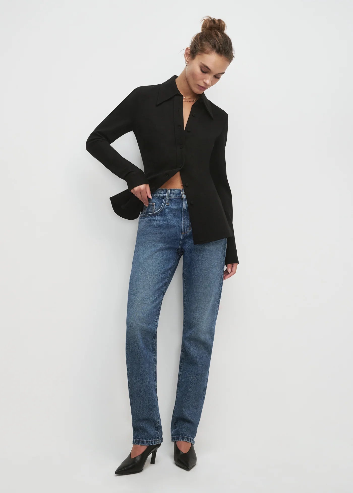 The Call Me Back Shirt - Black - Favorite Daughter