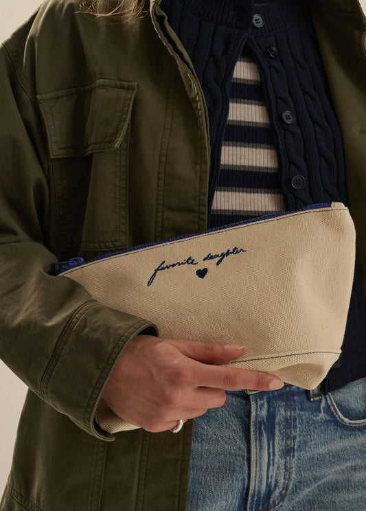 The Canvas Pouch - Royal Blue - Favorite Daughter