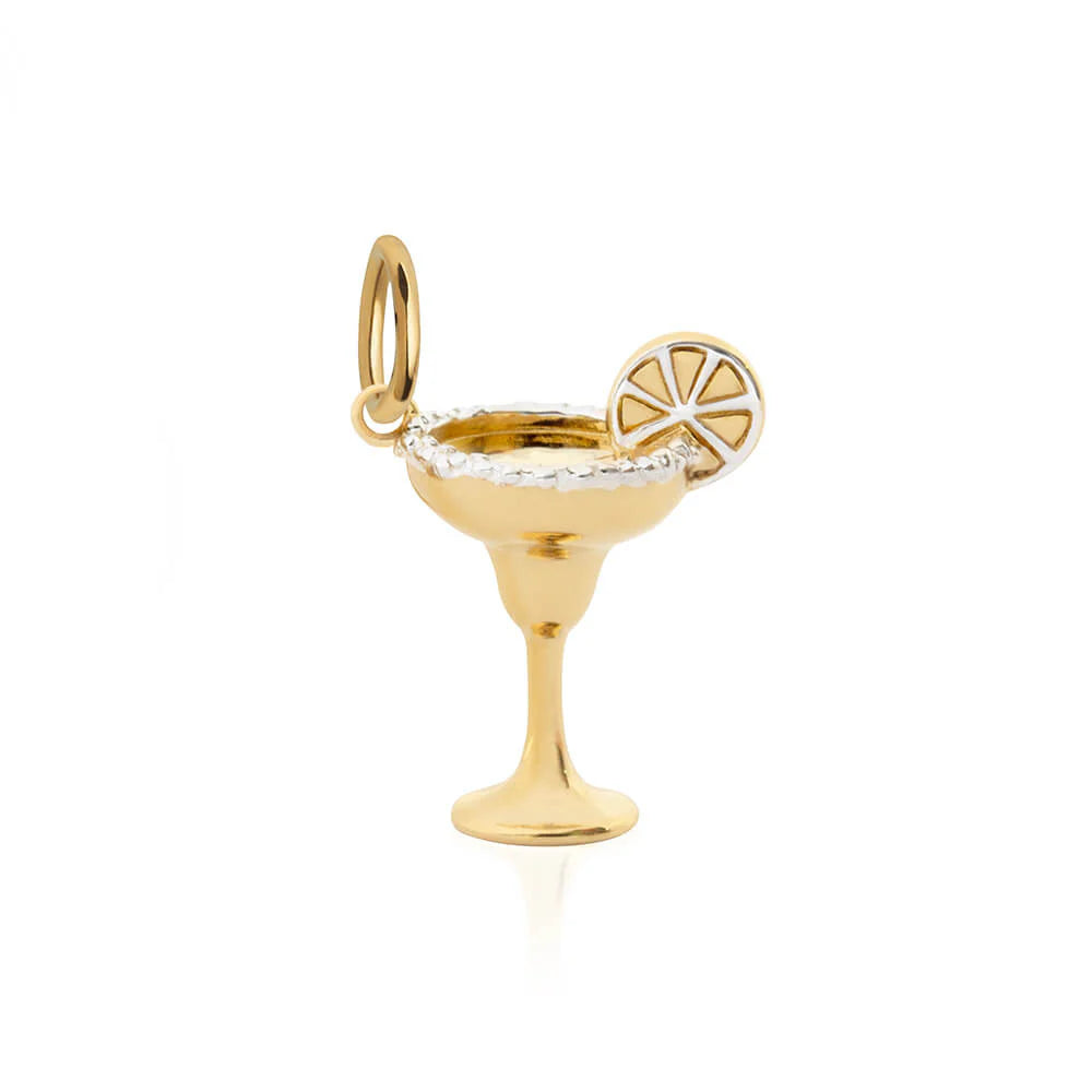 Margarita Charm - Gold Vermeil - Jet Set Candy