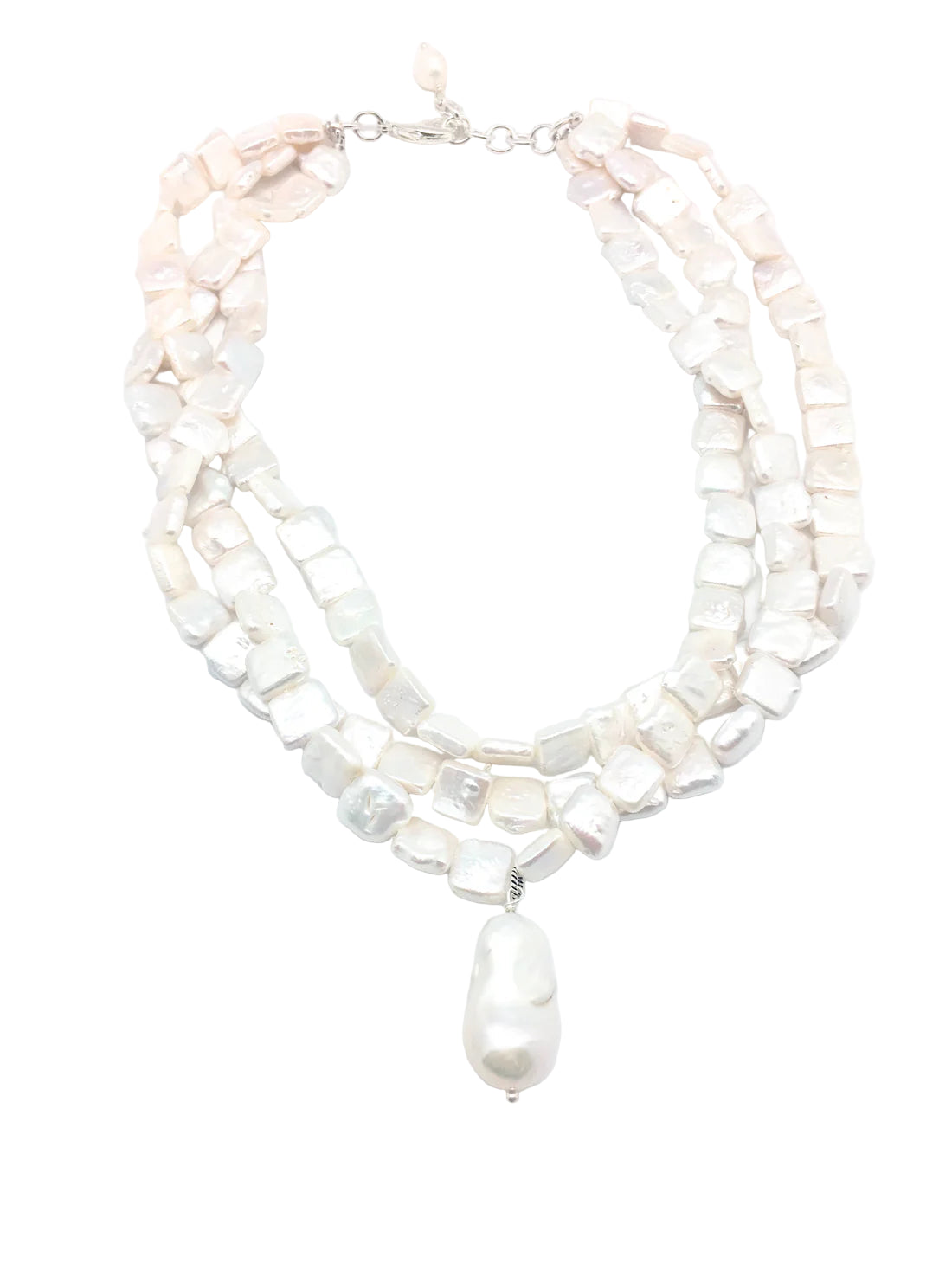 Karin Necklace - White Pearl - In2Design