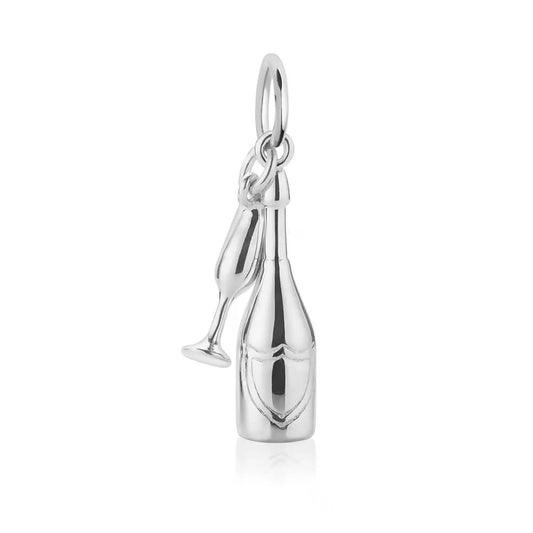 Champagne Charm - Sterling Silver - Jet Set Candy