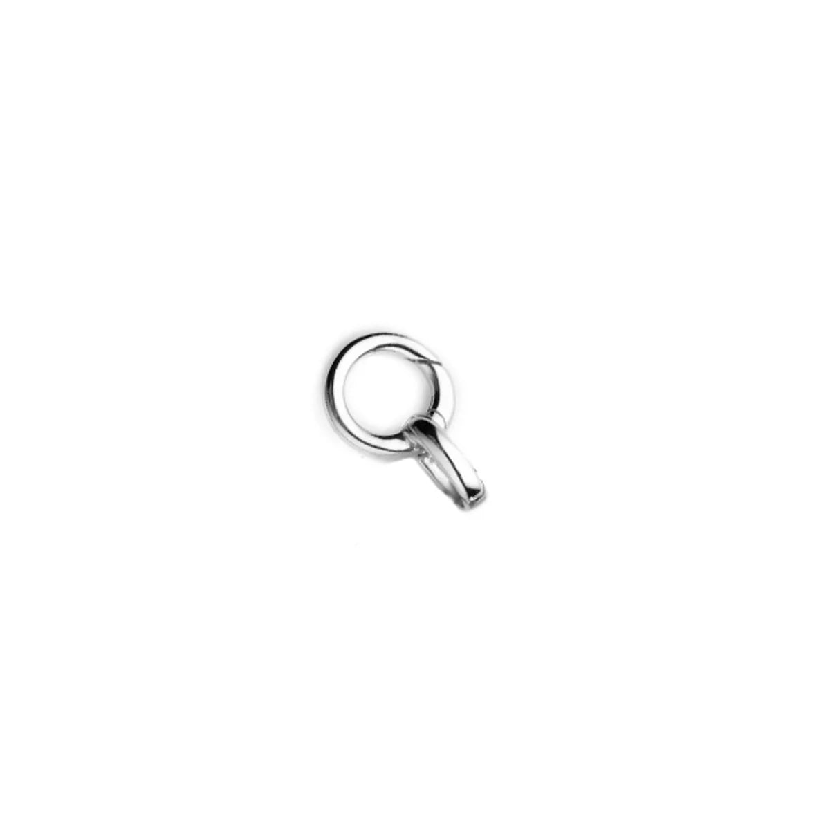 Infinity Link Charm Holder - Sterling Silver - Jet Set Candy