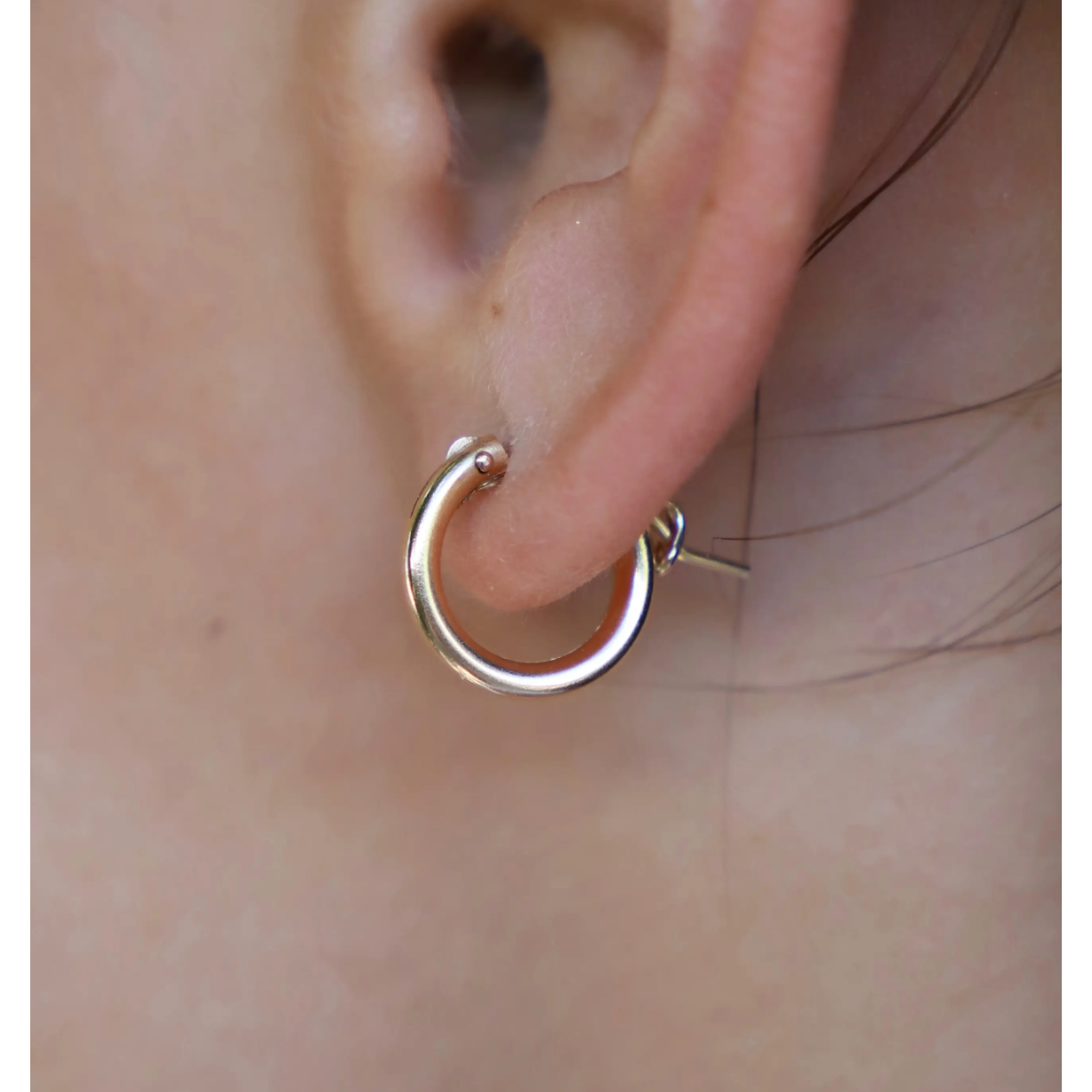 Small Gold Filled Hoops - Katie Waltman