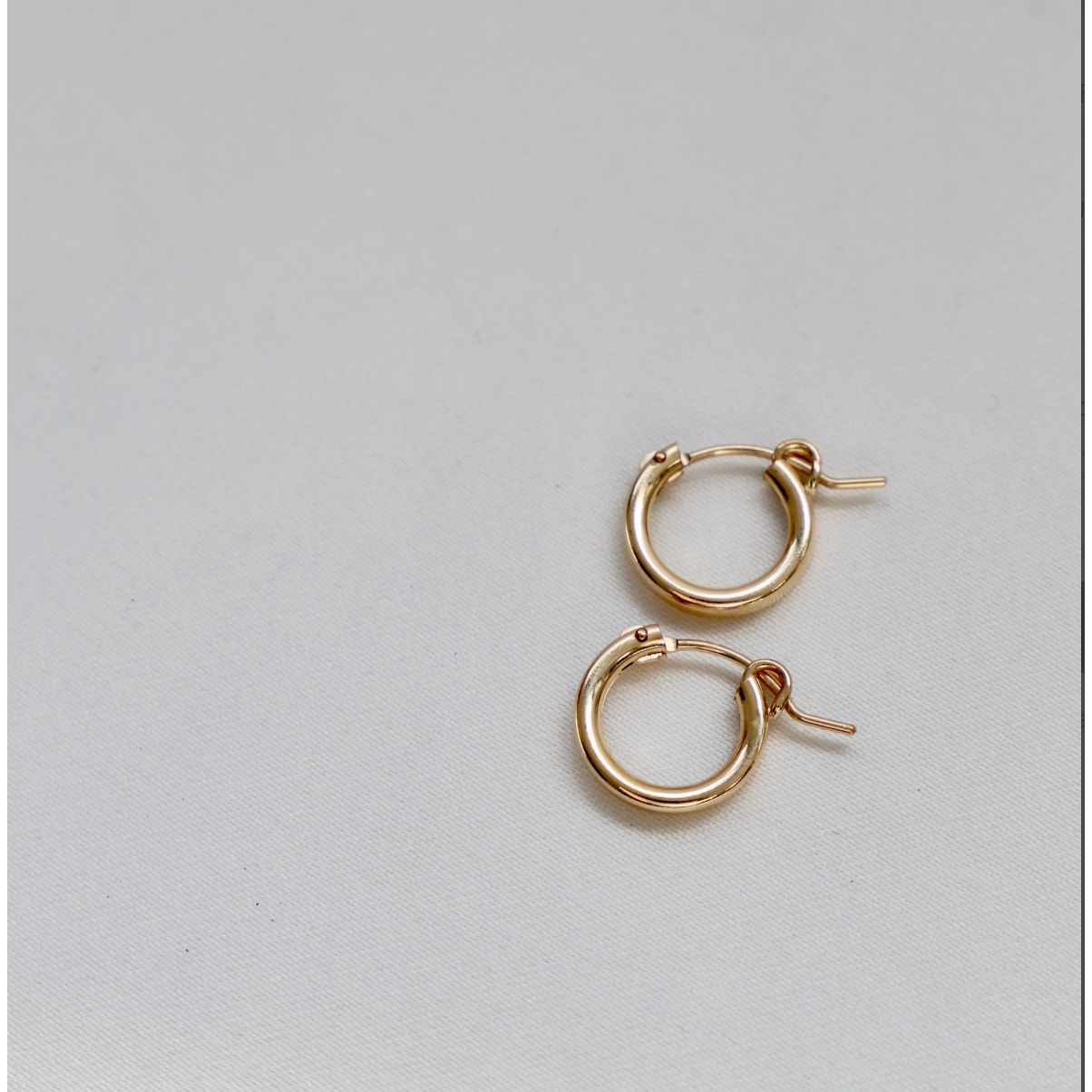 Small Gold Filled Hoops - Katie Waltman