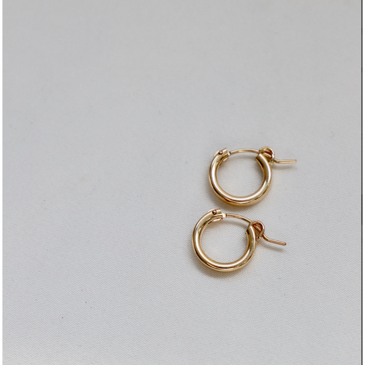 Small Gold Filled Hoops - Katie Waltman