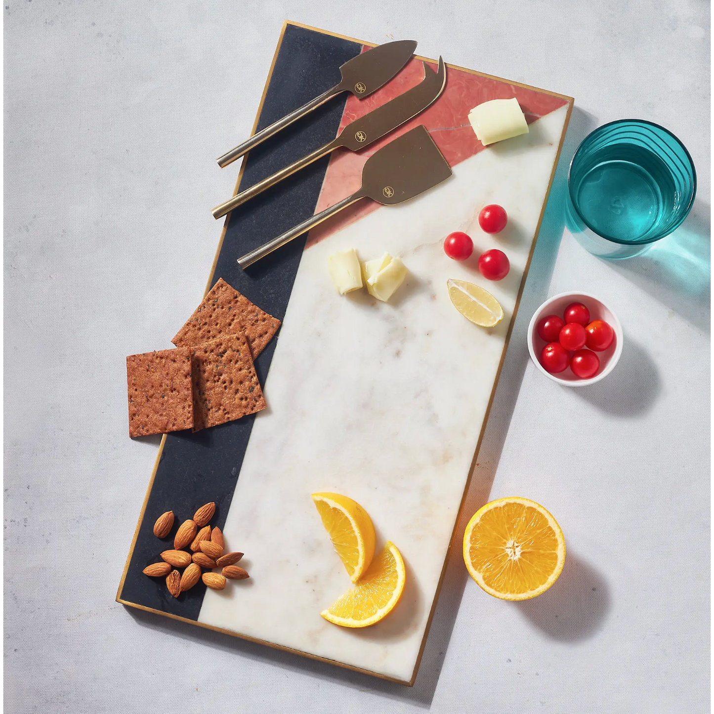 Multicolor Rectangular Cheeseboard 18" x 9"