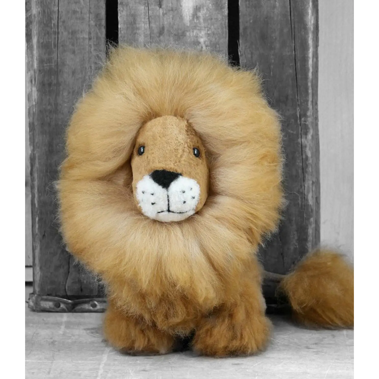 Large Lion Alpaca Stuffed Animal