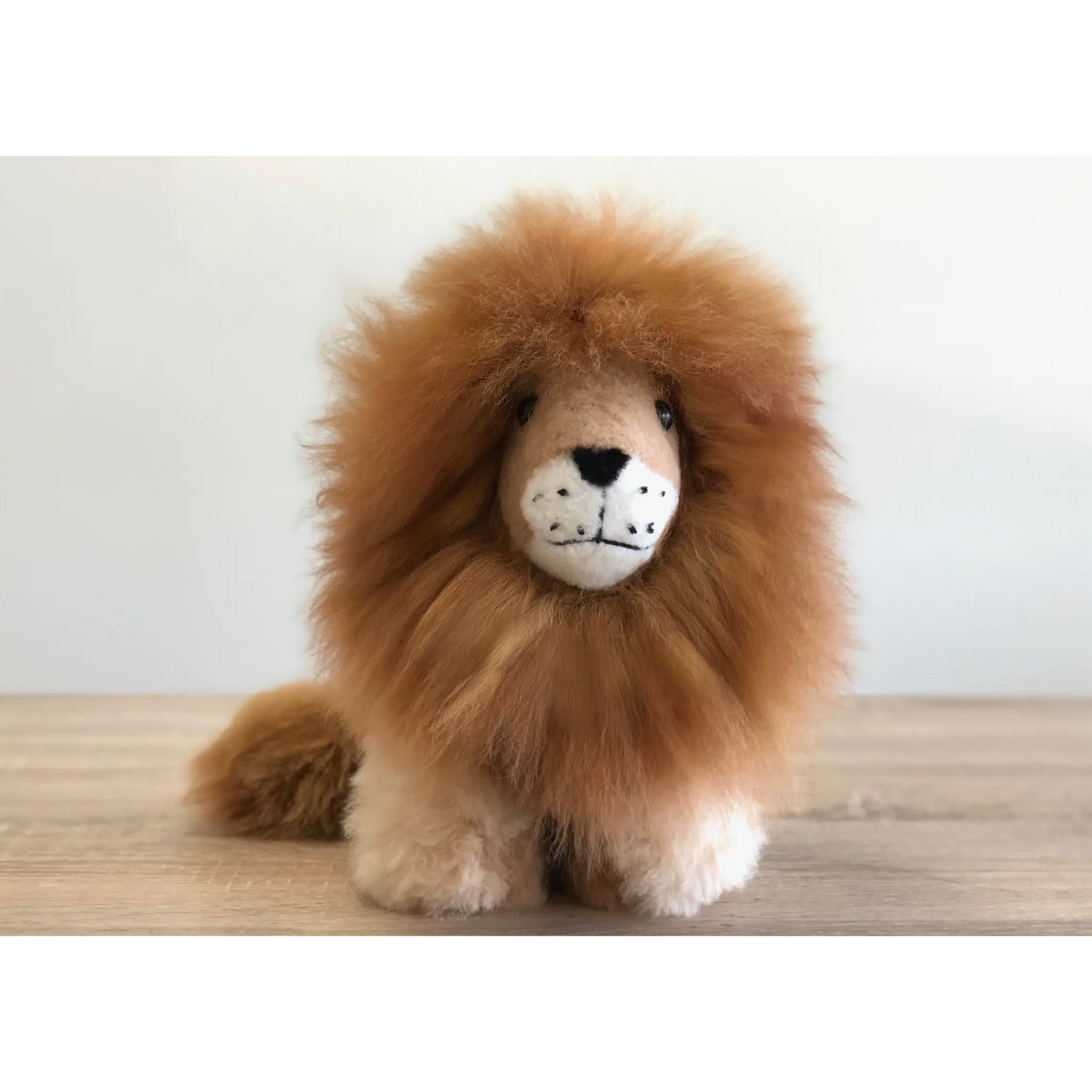 Large Lion Alpaca Stuffed Animal