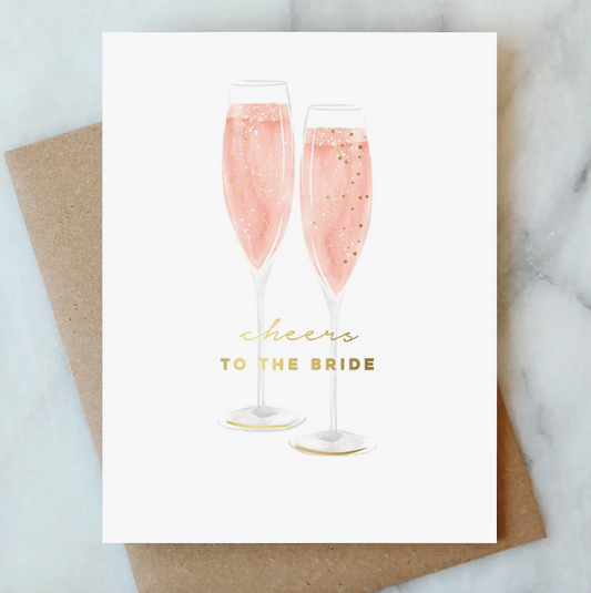 Bubbles For the Bride Card - Abigail Jayne Design