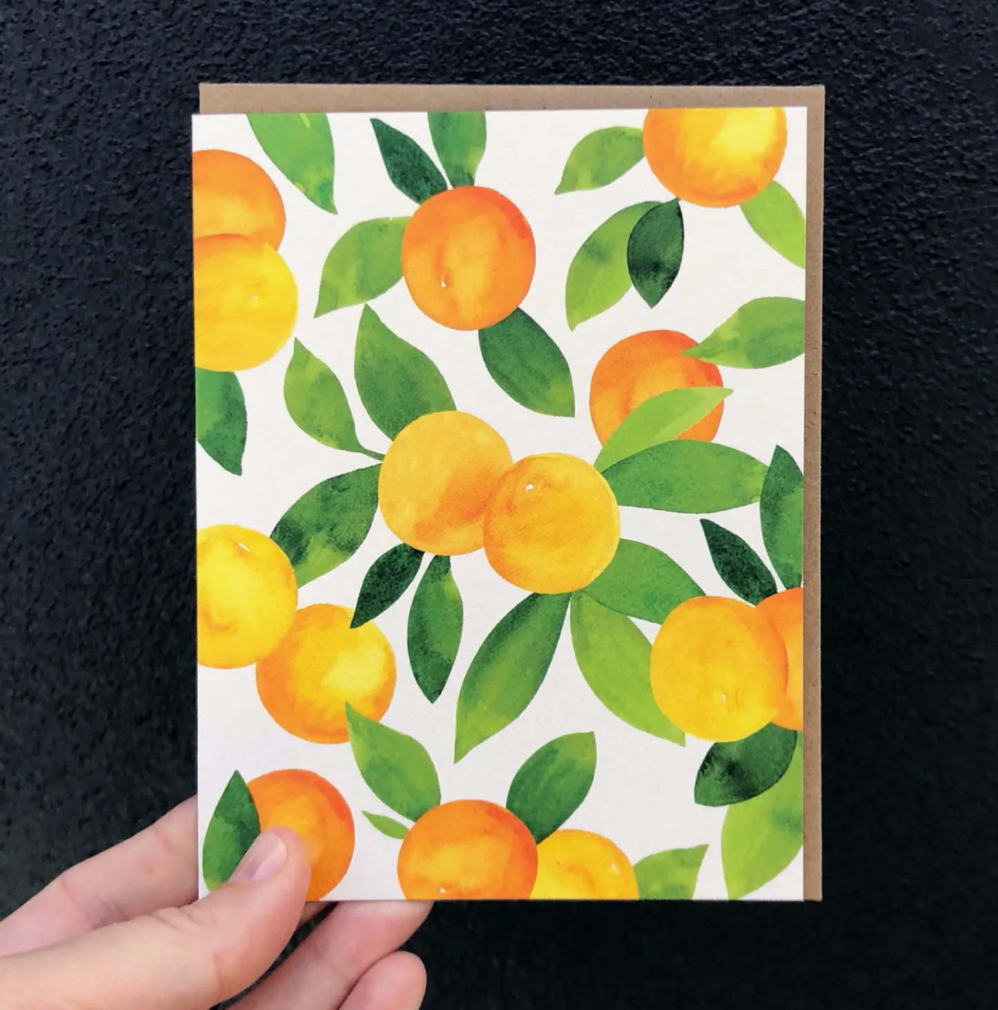 Oranges Blank Cards - Set of 6 - Abigail Jayne Design