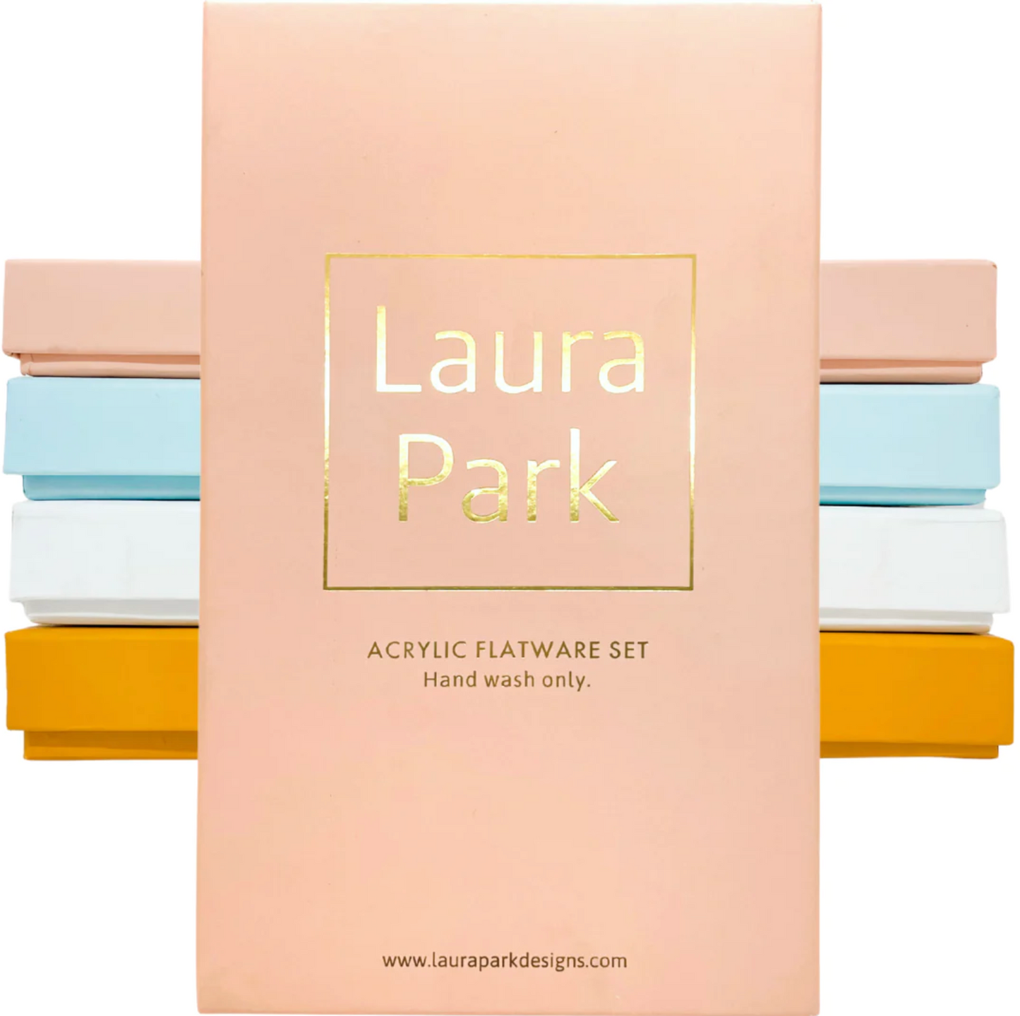 Acrylic Flatware Set - Blush Pink - Laura Park